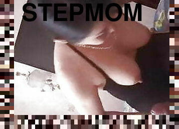 My stepmom sucks my balls