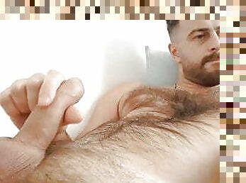 Handsome daddy jerkoff on cam
