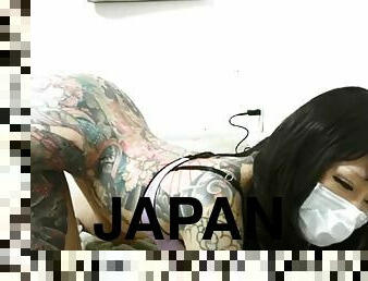 Japanese traditional tattooed female webcam 1