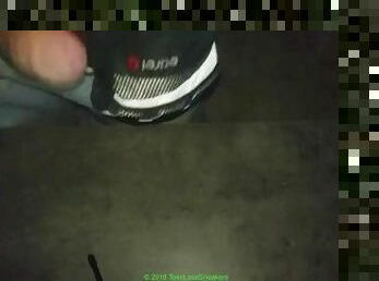 Last cumshot in friends Adidas Varial