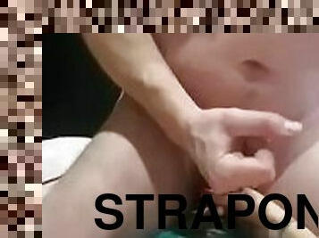 masturbation, orgasm, strap-on, amatör, anal, cumshot, par, sprut, ritt, fetisch