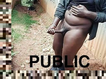 Public Masturbating caught by neighbour's wife