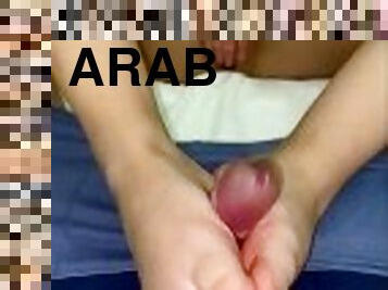 maszturbálás, amatőr, tinilány, arab, kézimunka, láb, nézőpont, első-alkalom, lábmunka