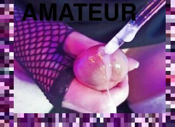masturbation, amatör, cumshot, leksak, pov, sprut, close-up
