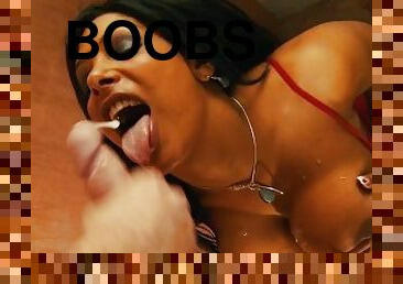 Big Boobs Big Tits Bombshell Babe getting wild in Titty Fuck Hardcore