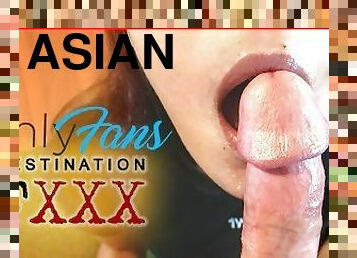 Oily Handjob with Huge Cumshot, Asian Filipina Wife / onlyfans/destinationFXXX