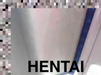 asiatisk, storatuttar, kontor, amatör, japansk, hentai, maskiner, tuttar