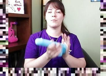 Toy Review - Touch And Glow 8" Glow in the Dark Dildo, Dual-Layer Silicone