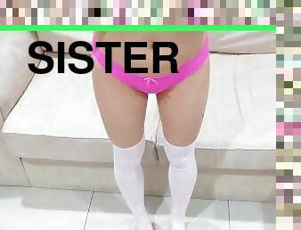 Try Not To Cum !! Fucking with my StepSister best friend at home !! PART 1