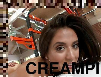 Gym Interrupted Anal Dripping Creampie For Big Booty With Jynx Maze