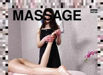 Virgin defloration massage of Guzy Cabrera