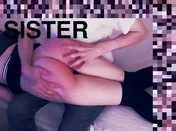 masturbation, rysk, amatör, brudar, tonåring, fötter, fantasi, syster, smisk