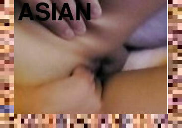 asiatisk, klitta, orgasm, fitta-pussy, amatör, tonåring, par, pov, filipinsk, retande