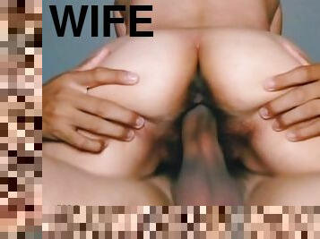 Real wife riding cock, cum inside + creampie #8