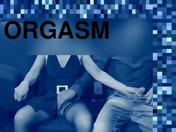 orgasm, publik, amatör, brudar, cumshot, tonåring