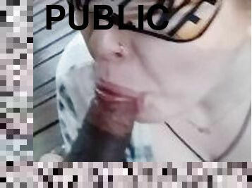 Sucking Daddy's Dick in Public