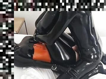 röv, amatör, leksak, bdsm, slav, fetisch, latex, bondage, docka, gummi