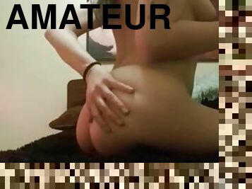 masturbation, amateur, anal, ados, latina, doigtage, gode, solo, trou-du-cul, brunette