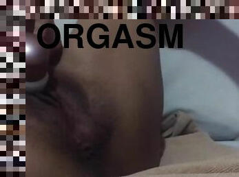 Horny FTM with chilling orgasm.