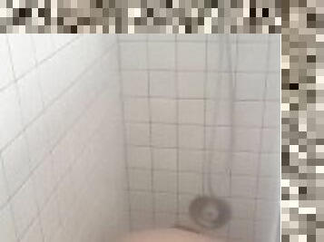 bañando, amateur, latino, cámara, espía, voyeur, fetichista, ducha, a-solas