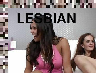 hot sudden lesbian sex in the shower
