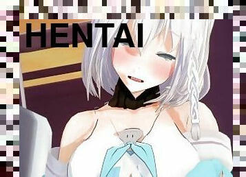 masturbation, anime, hentai, ensam