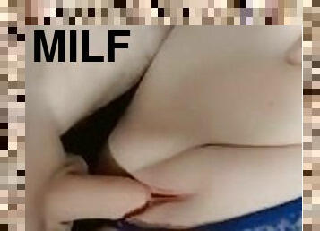 dilettant, reifen, erotisch-mutti, creampie, fett-mutti, chubby, gesichtspunkt, höschen, briten