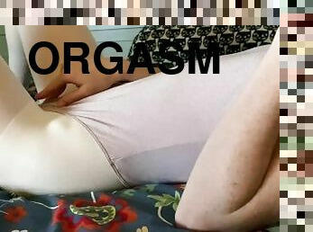 masturbação, orgasmo, amador, adolescente, perfeito, pequeno, sozinho, tetas-pequenas