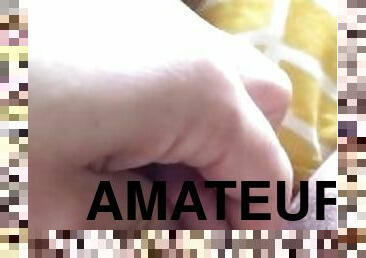 clito, énorme, masturbation, amateur, énorme-bite, branlette, massive, solo, bite