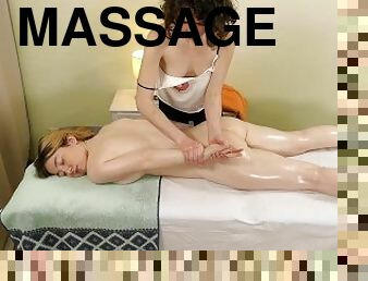Virgin body of Gulya Pechkina slowly carefully massaged