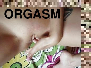 storatuttar, klitta, orgasm, fitta-pussy, trosor, naturlig, vit, bh