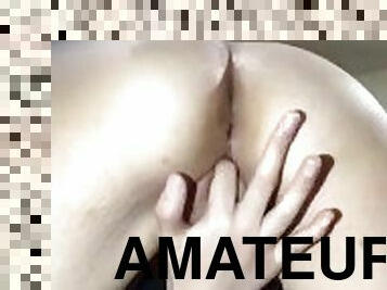 röv, extrem, masturbation, fitta-pussy, amatör, fingerknull, tight, ensam, rövhål, vått