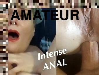 Straight To The Ass! Intense Amateur Anal Fuck & Creampie