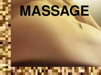 nudiste, amateur, massage, solo, musclé
