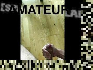 masturbation, amateur, ejaculation-sur-le-corps, gay, maison, branlette, point-de-vue, ejaculation, européenne, britannique