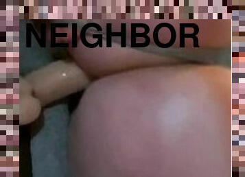 PAWG riding a dildo with the windows open for my neighbors to see