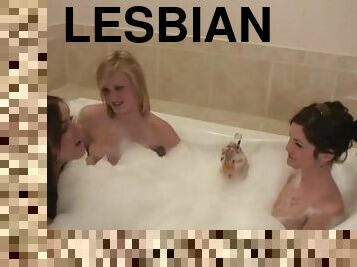 bañando, babes, lesbiana, desnudándose, fetichista, húmedo