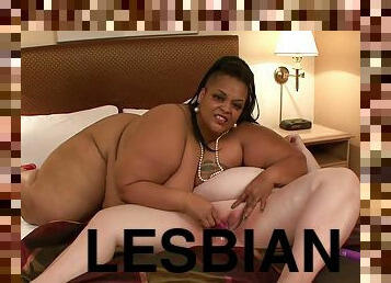 Enormous Breasts Ssbbw Lesbian Interracial Tribbing In High Heels