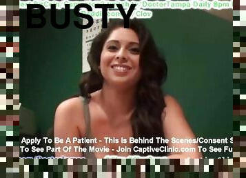 $CLOV Busty Latina Jasmine Mendez Taken To The Doctors Office For Presale Examination & Inspection!