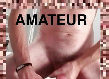 énorme, masturbation, amateur, ejaculation-sur-le-corps, gay, branlette, secousses, ejaculation, sperme, massive