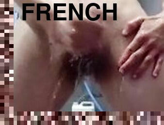 baignade, masturbation, amateur, gay, maison, française, secousses, douche, solo, minet