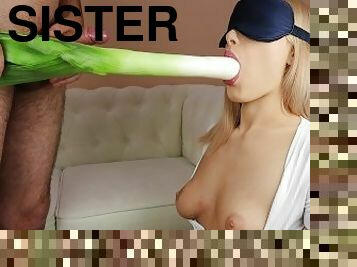 gammel, russisk, amatør, babes, blowjob, tenåring, cum, søster, søt, eldre-older