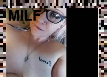 röv, storatuttar, masturbation, fitta-pussy, fru, amatör, milf, leksak, kåt, blond