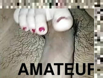 mastürbasyon-masturbation, amatör, güzellik, mastürbasyon, ayaklar, fetiş, ayak-fetişi, gerçeklik
