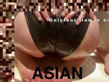 asiatisk, amatör, japansk, massage, fötter, fetisch