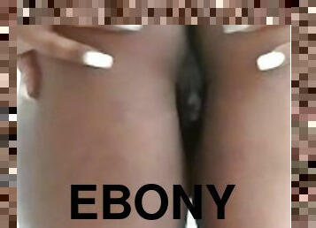 She winks ???? ebony ass tease