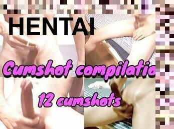 ?????????????????????????????Part.1?Hentai Japanese Amateur Hand Job Cumshot compilation