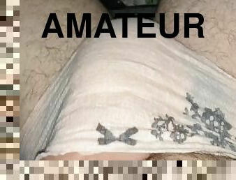 masturbation, amatör, ensam, vått