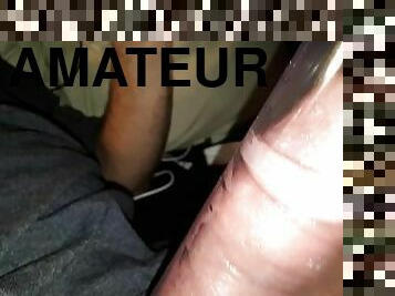 masturbation, amatör, gigantisk-kuk, brittisk, ensam, kuk