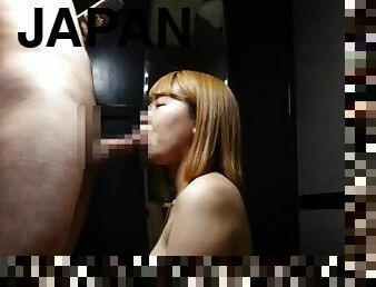 asiatique, amateur, fellation, ejaculation-sur-le-corps, japonais, branlette, massage, joufflue, ejaculation, bout-a-bout